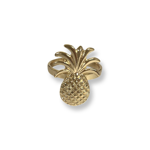 Gold Coloured Pineapple Napkin Ring