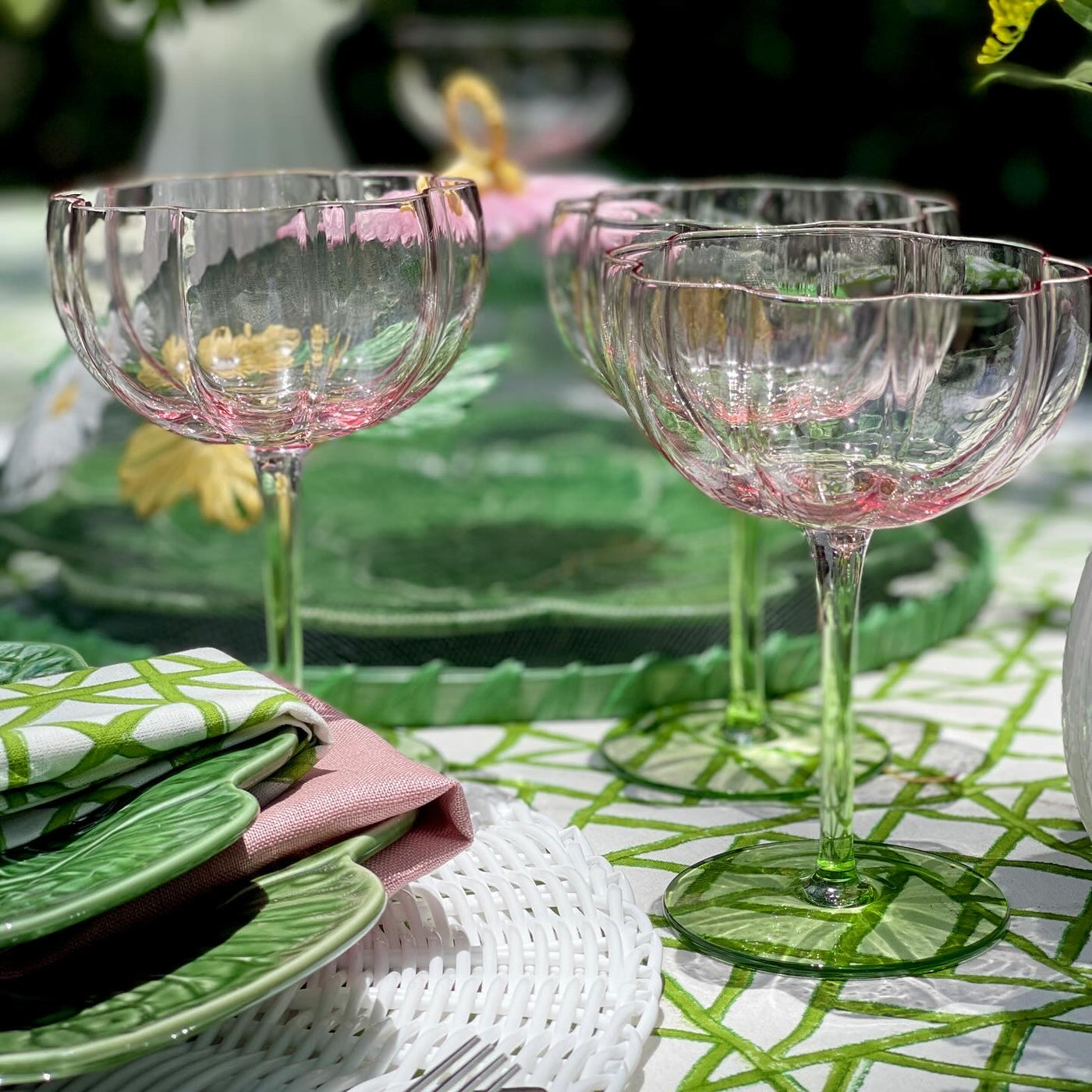 Set of 2 Tulip Coupe Glasses