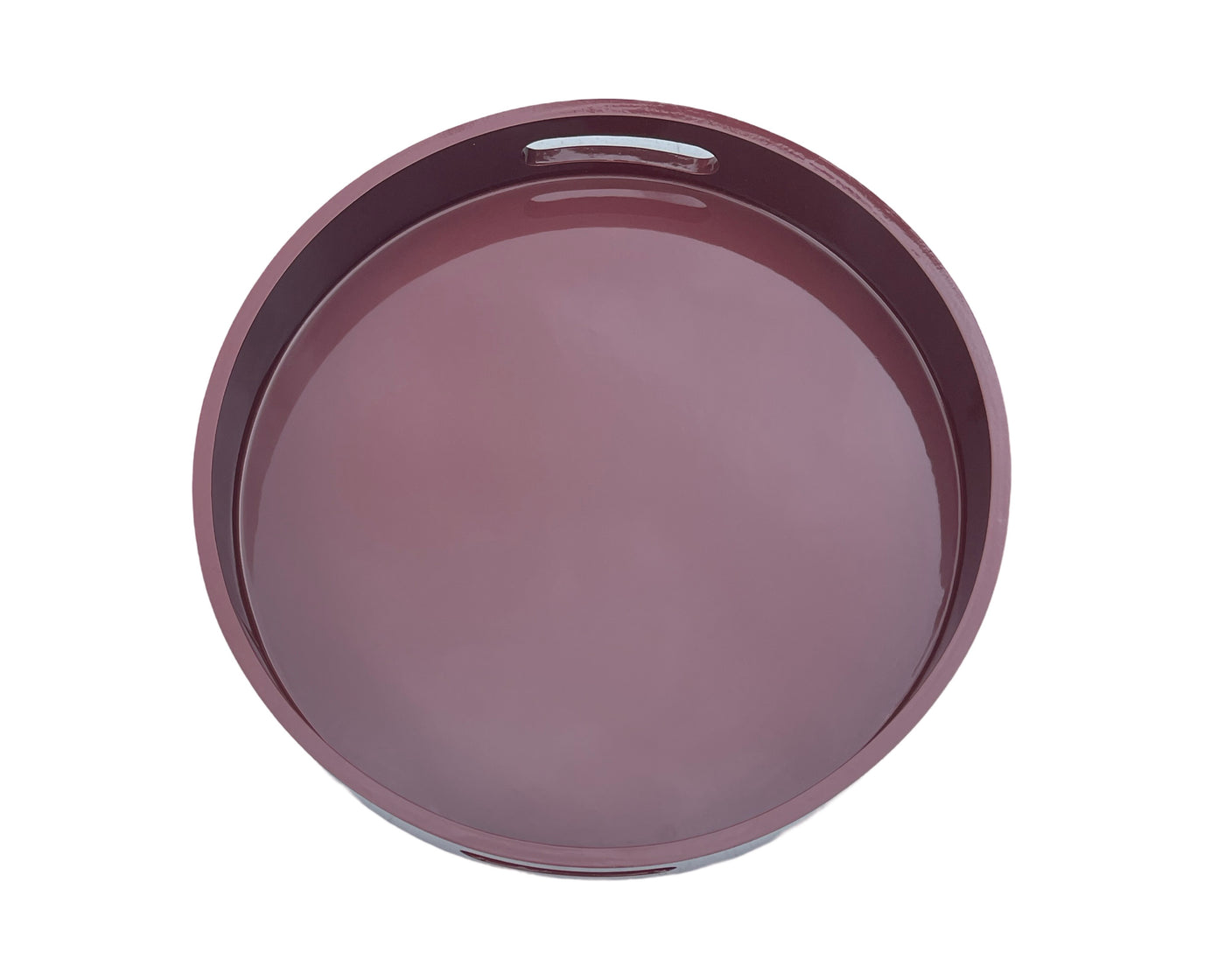 'Anikka' MDF Lacquered Tray - Plum