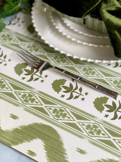 'Anikka' Placemat - Sage Green