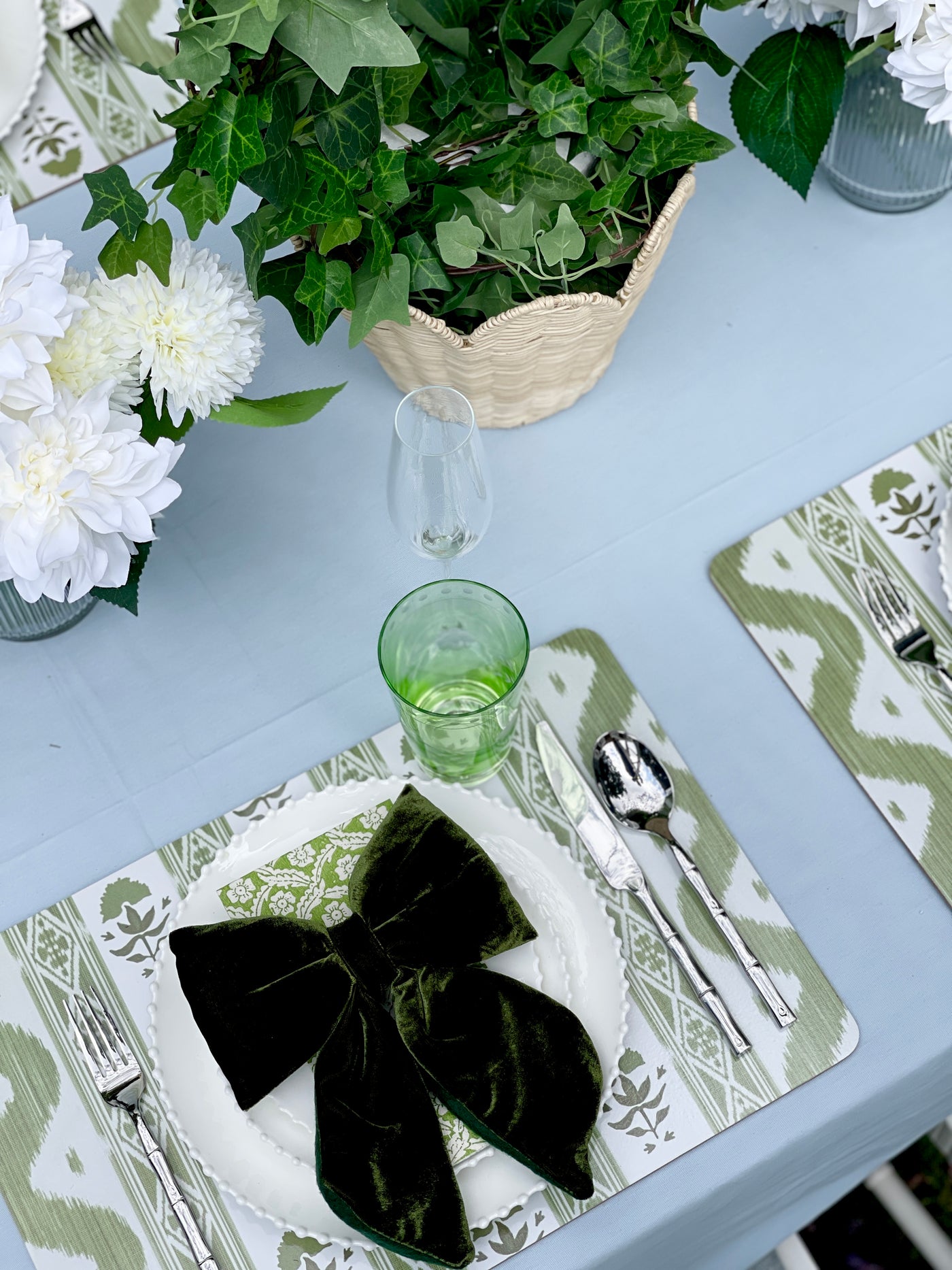 'Anikka' Placemat - Sage Green