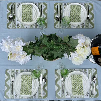 'Anikka' Placemat - Sage Green