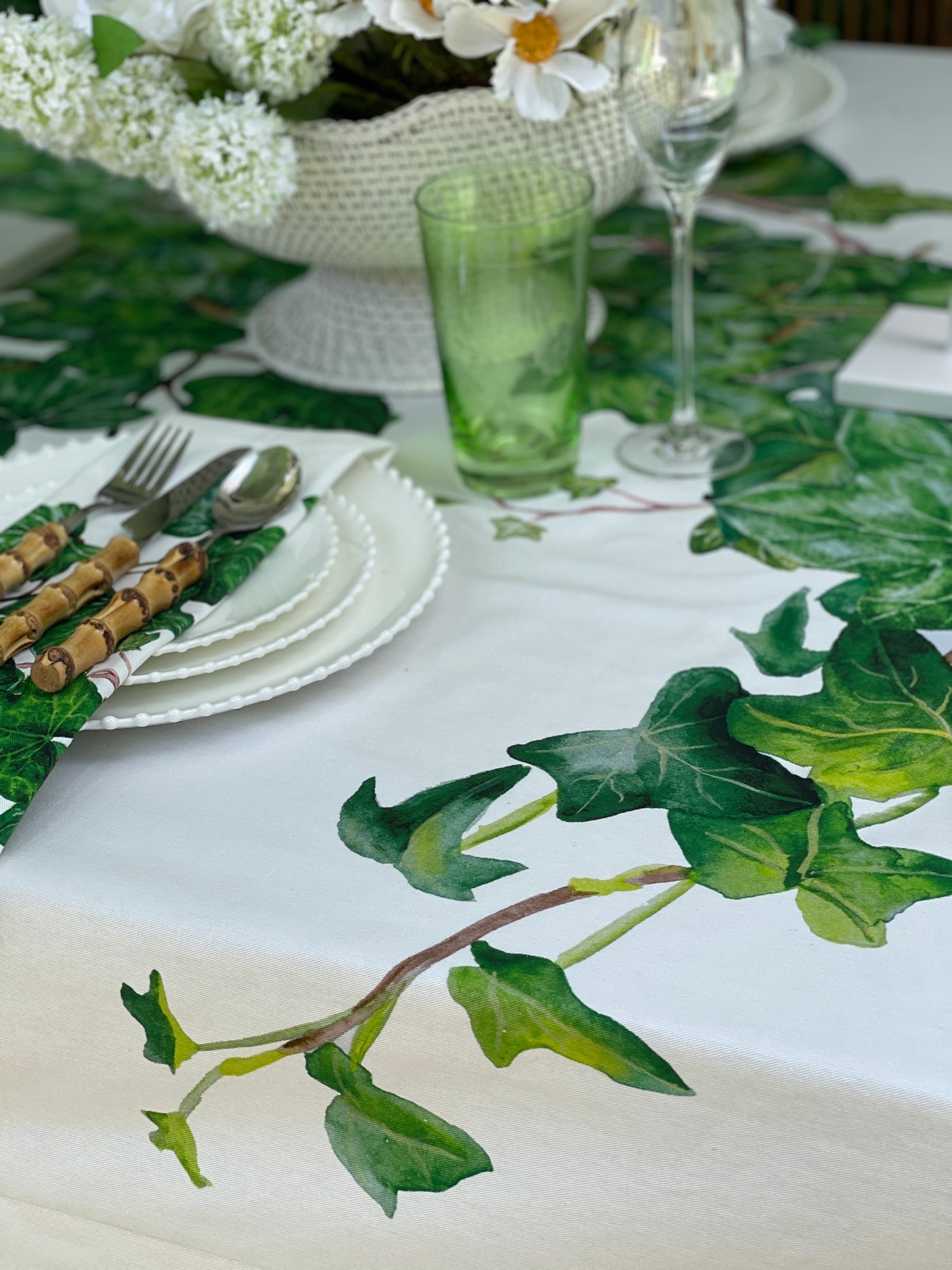 'Call me Ivy' 100% Cotton Tablecloth