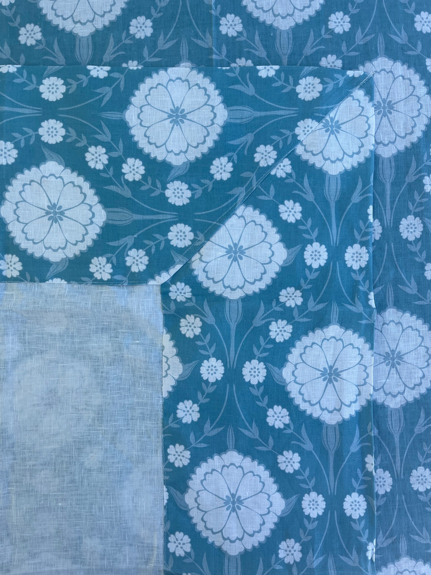 100% Pure Linen Tablecloth - 'AURORA' Blue