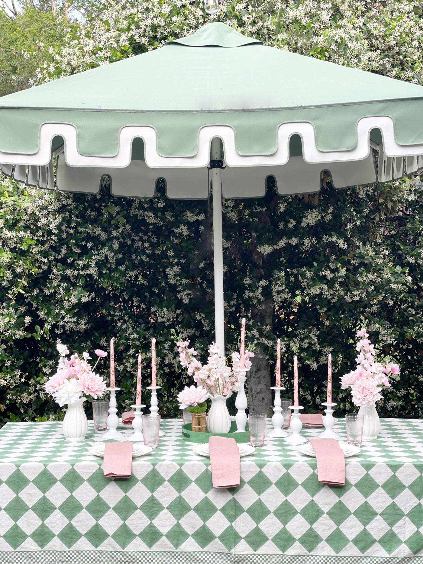 'Cheeky Checker' 100% Cotton Tablecloth