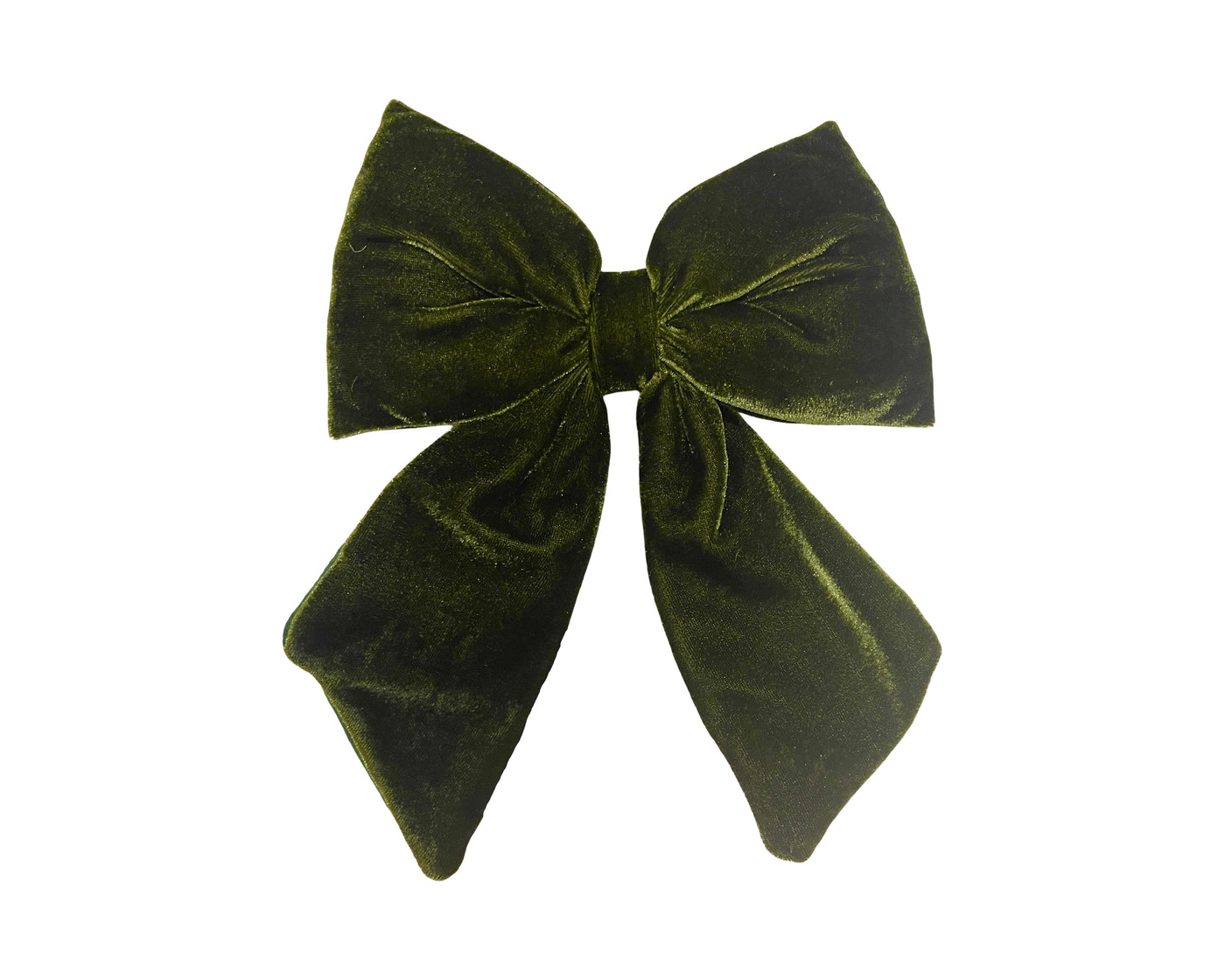 Velvet Bow - Dark Green