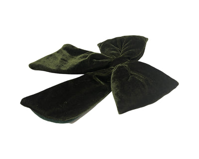 Velvet Bow - Dark Green