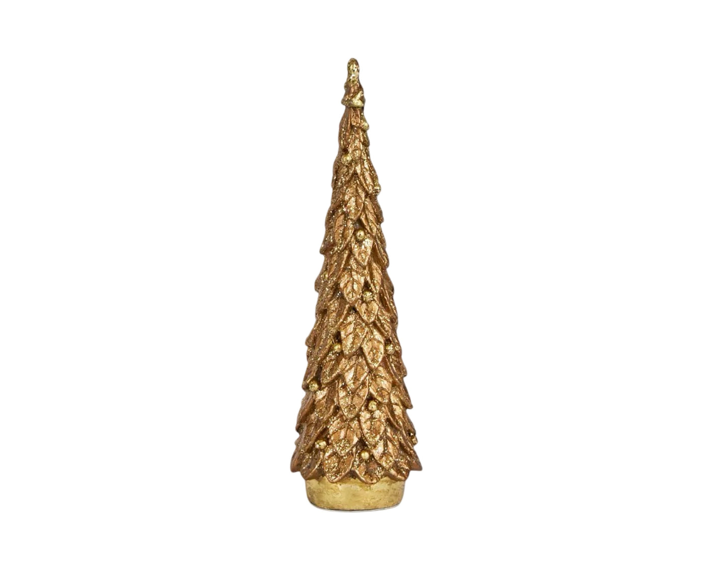 Gold Table Top Christmas Tree - Small - 15cm