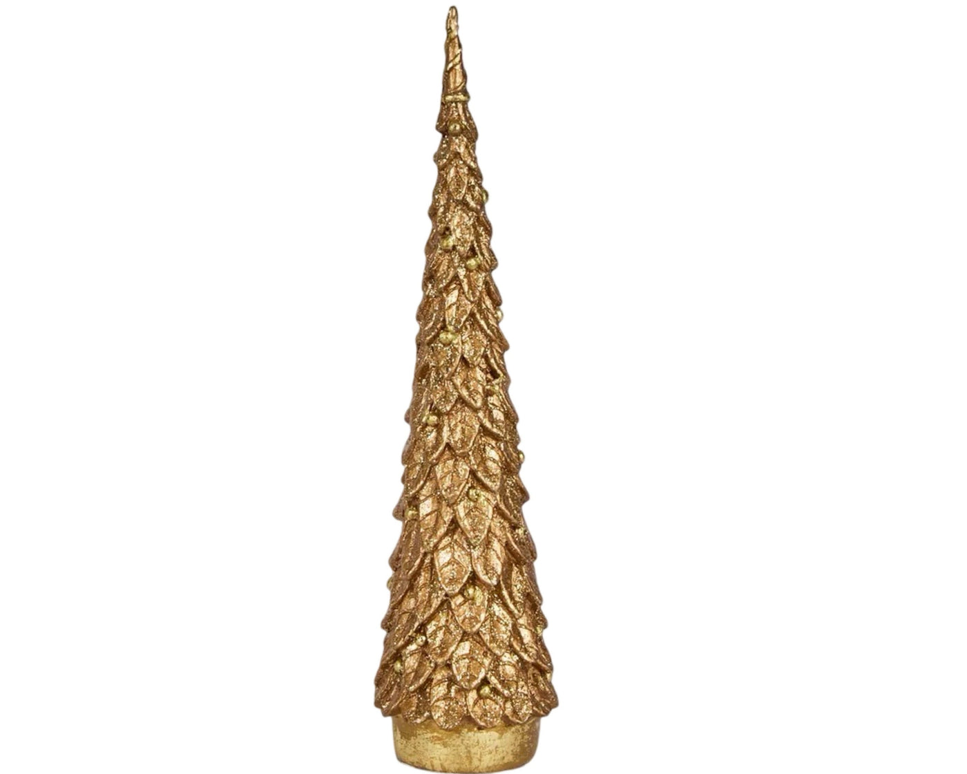 Gold Table Top Christmas Tree - Large - 20cm