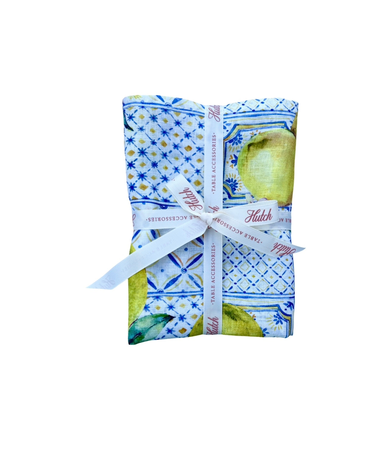 FINAL SALE Set of 4 - 100% Pure Linen Napkins - 'AMALFI'