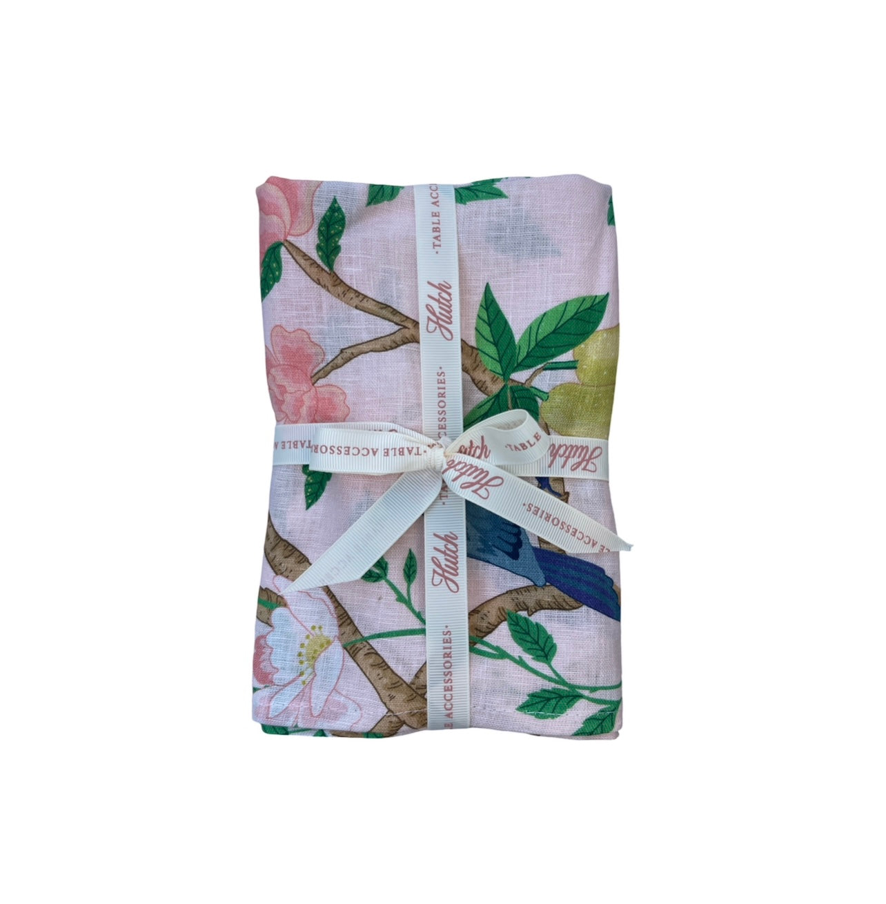Set of 4 - 100% Pure Linen Napkins - 'MARGAUX' Pink