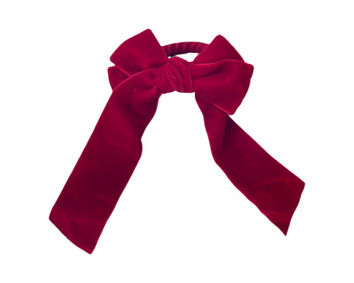 Red Velvet Bow Napkin Ring