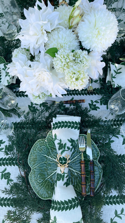 12pc (4 Person) 'Leaf' Dinner Set