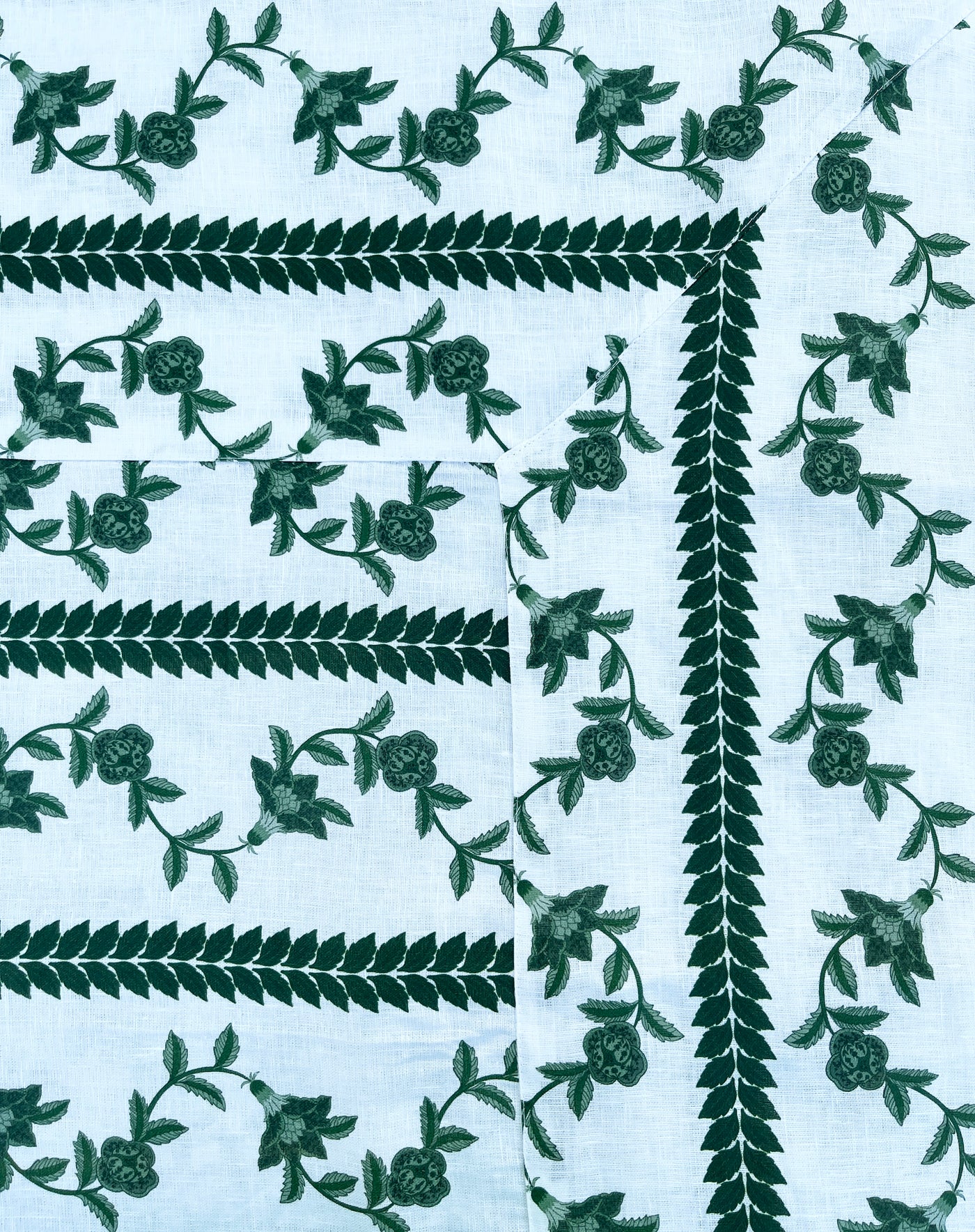 100% Pure Linen Tablecloth - 'BONNIE' Green