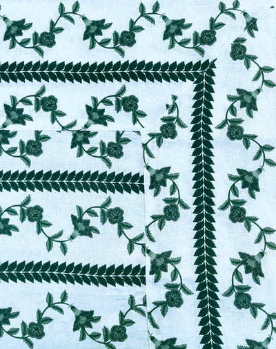 100% Pure Linen Tablecloth - 'BONNIE' Green