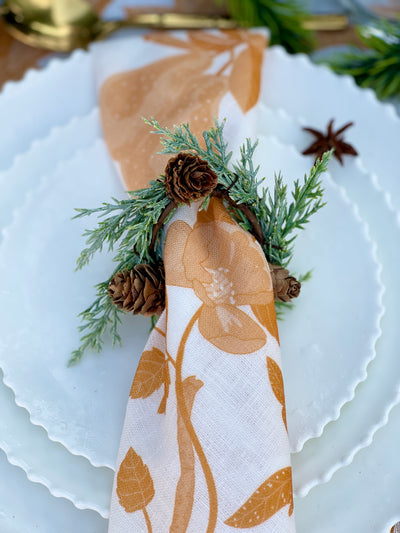 Pinecone Wreath Napkin Ring