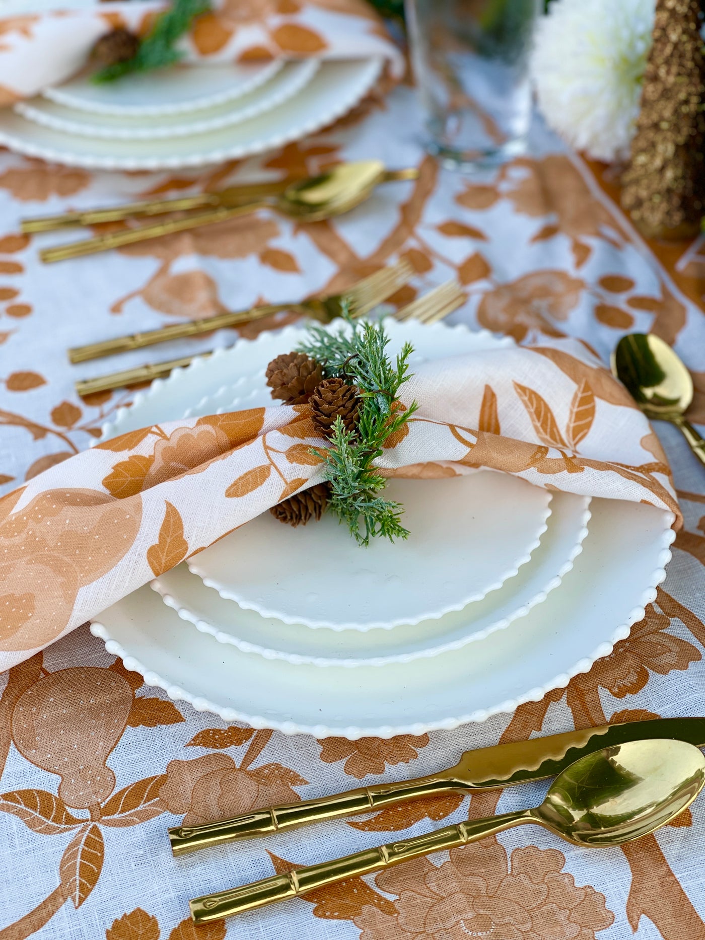 Pinecone Wreath Napkin Ring