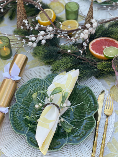 Wreath with Pearls Napkin Ring