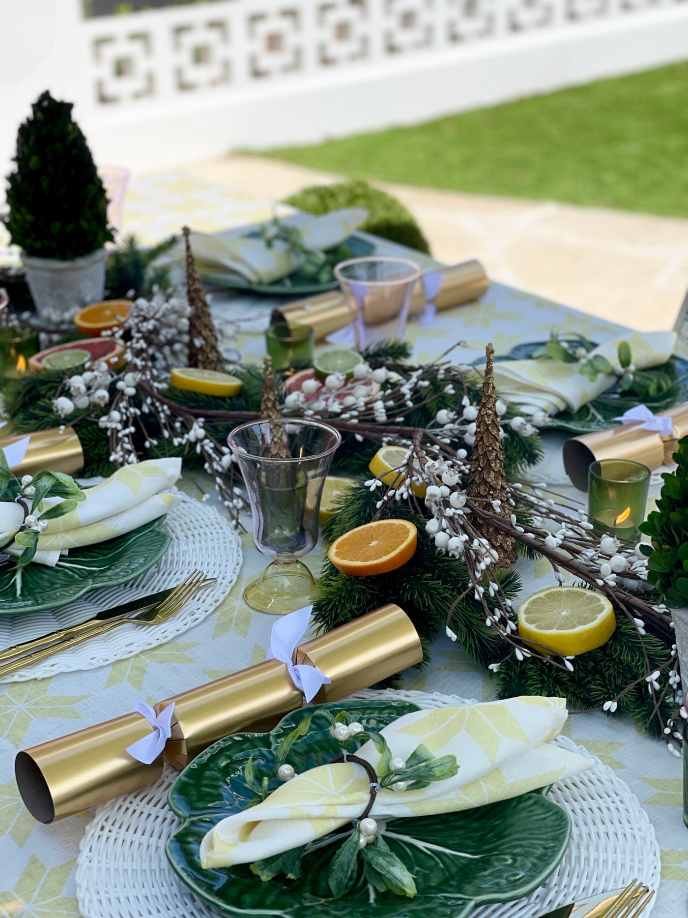 100% Pure Linen Tablecloth - 'STARLIGHT' Butter