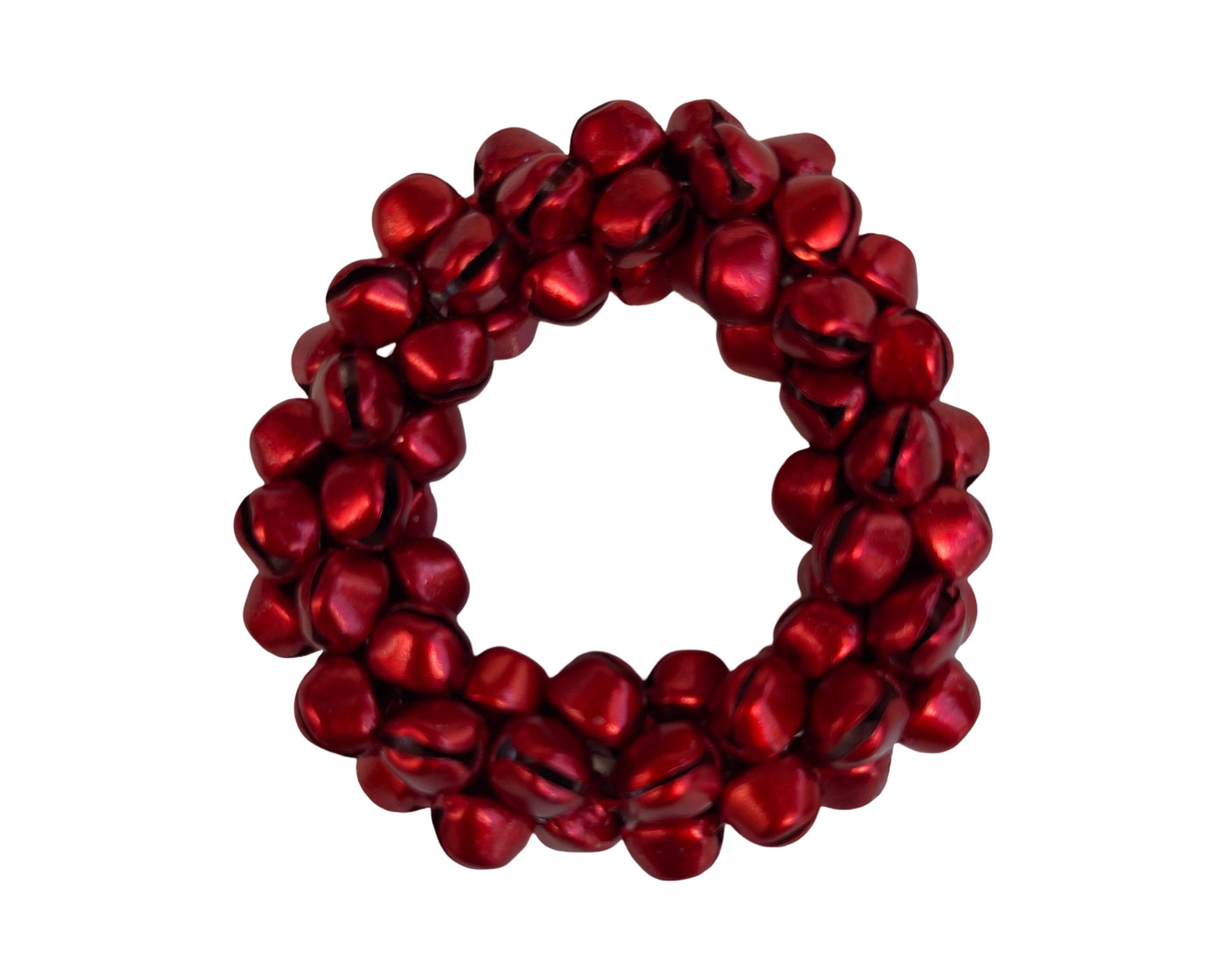 Christmas Bells Napkin Ring - Red