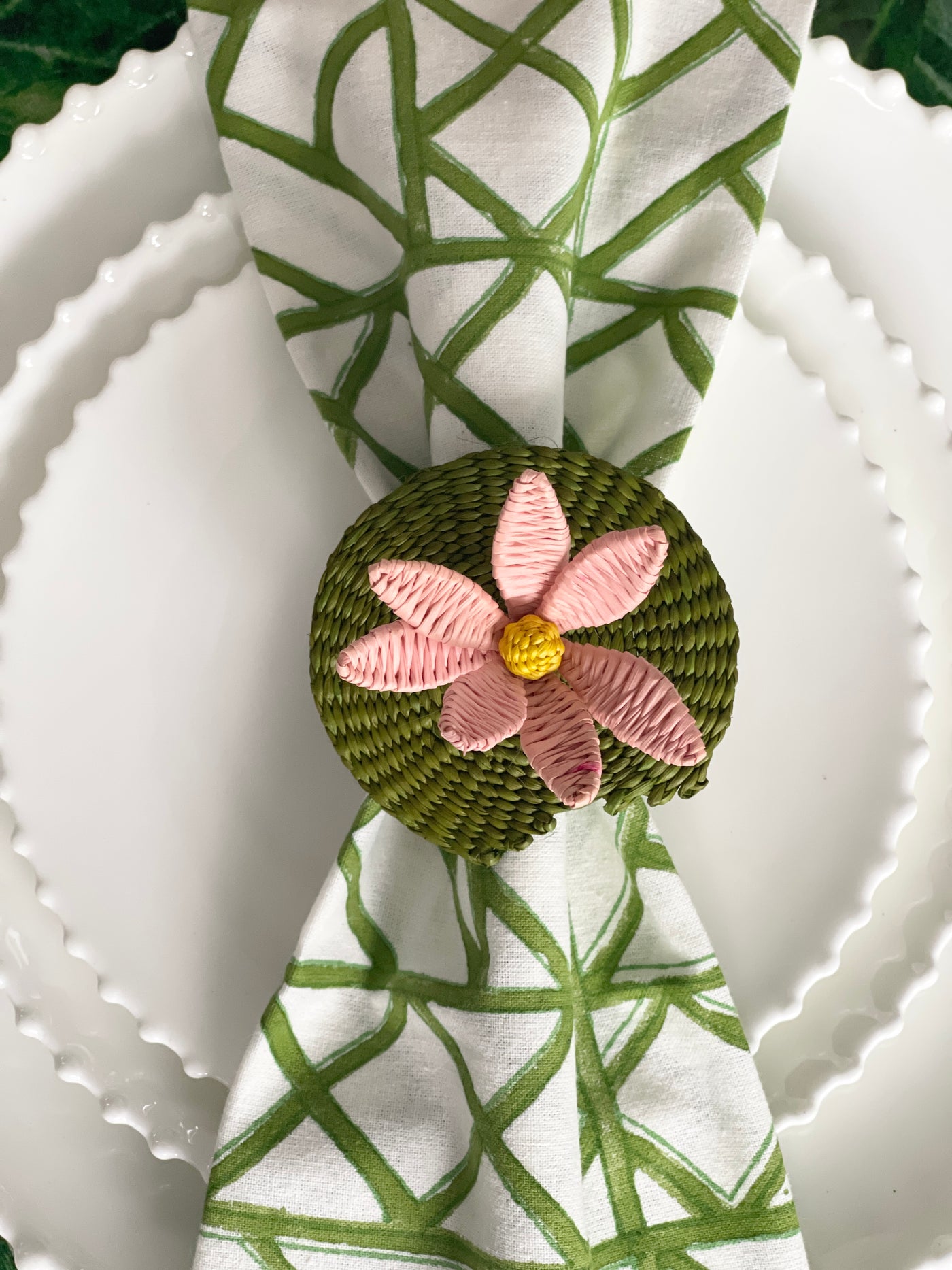 'Water Lily'  Napkin Ring