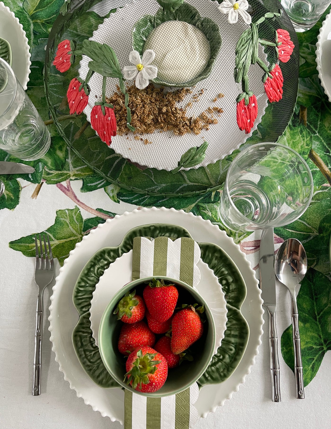 'Strawberry Fields' Ceramic Bowl