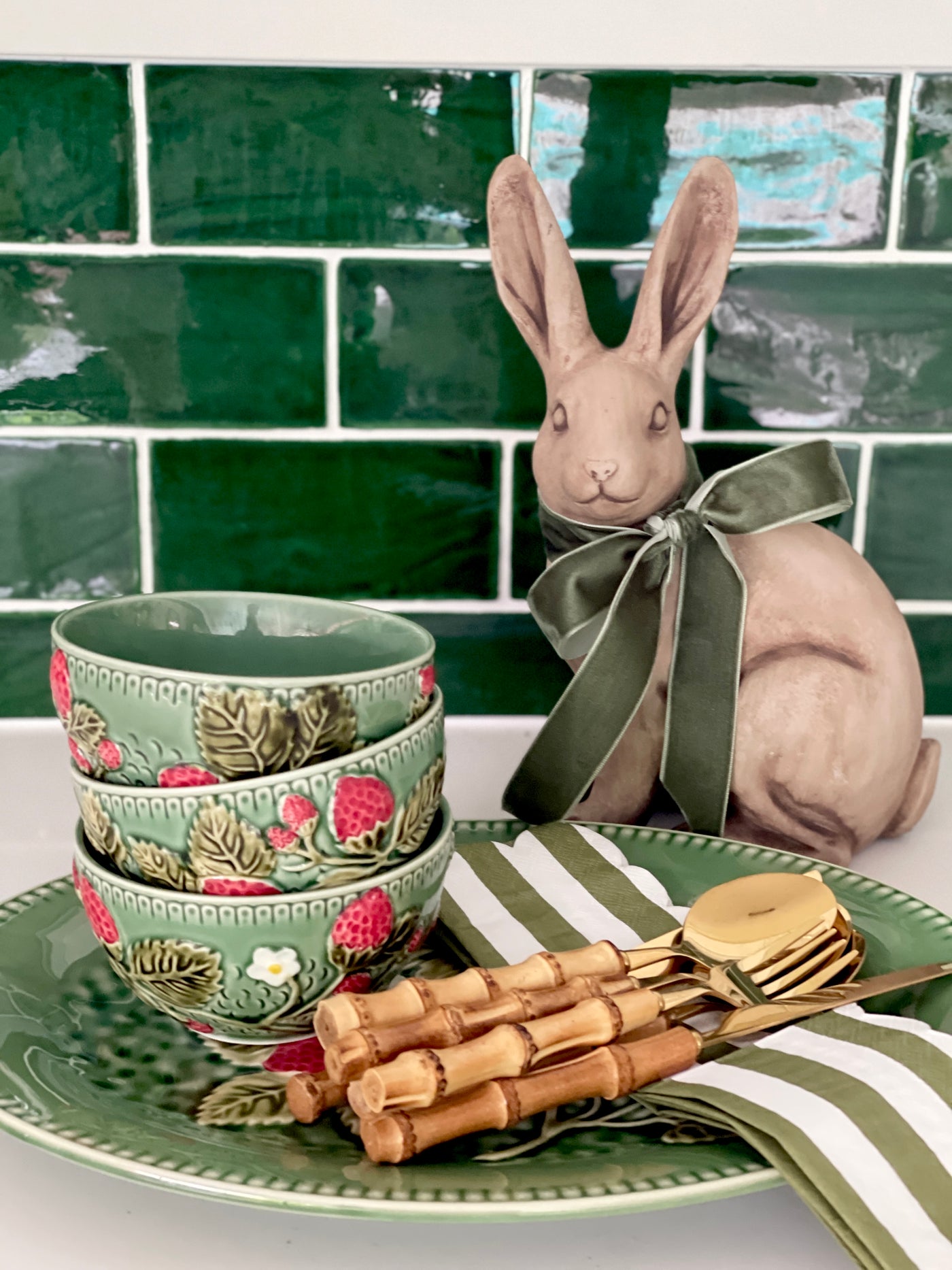 'Strawberry Fields' Ceramic Bowl