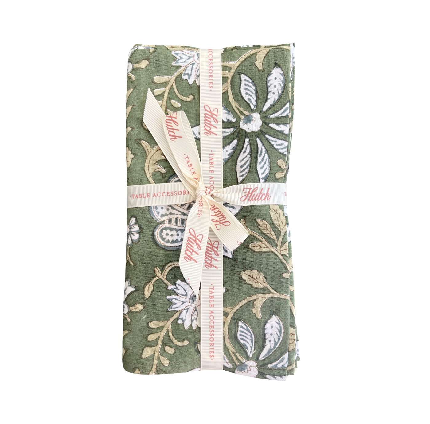 Set of 4 Hand Block Printed Cloth Napkin - 'Nikita’