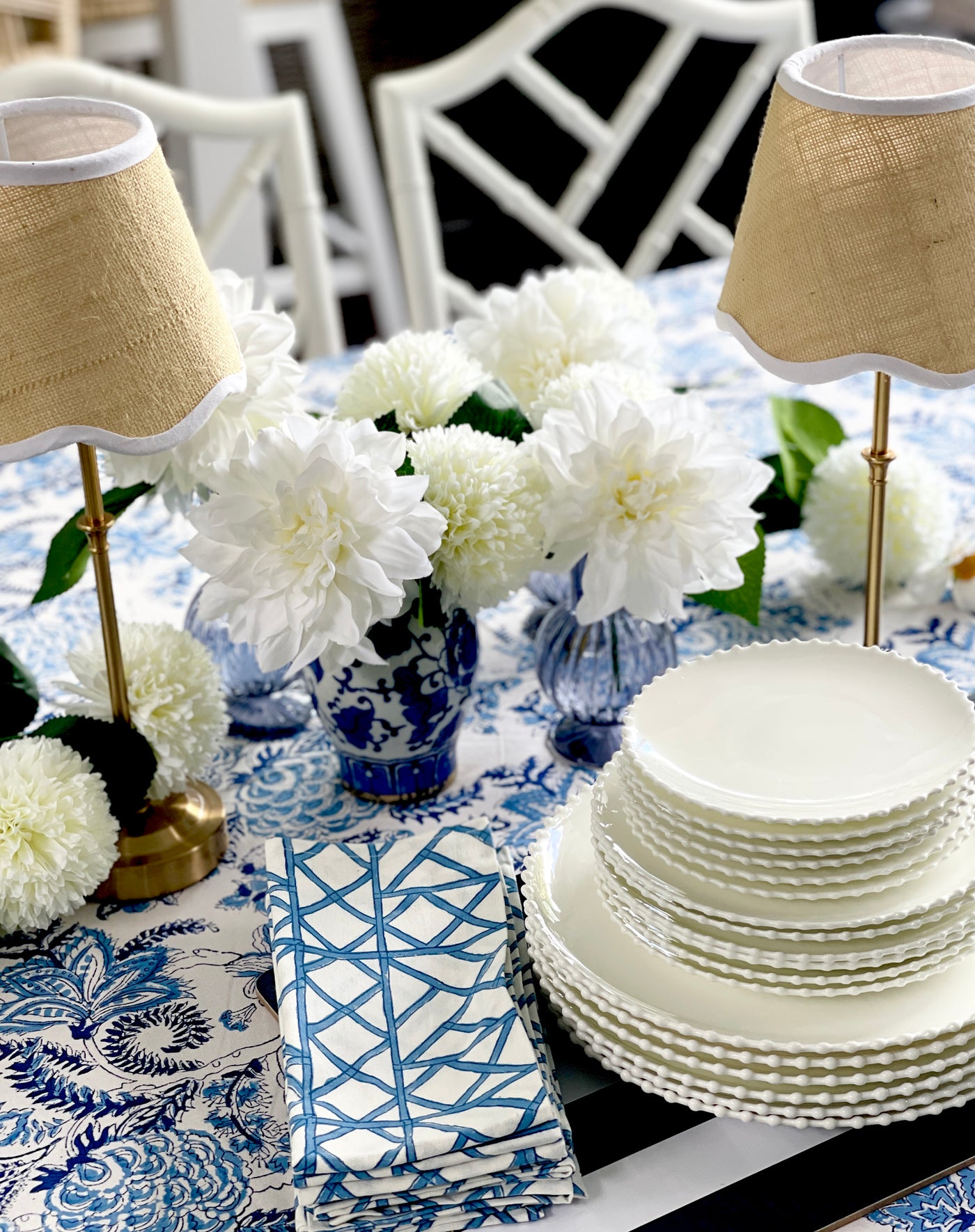 'Poppy' Salad Plate - Ivory