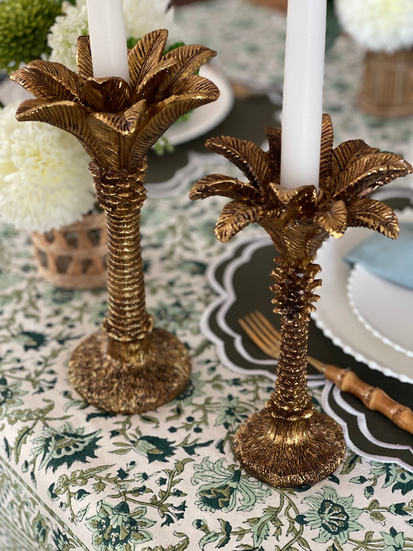 Palm Tree Candle Holder - Small