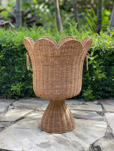 Large Wicker Urn