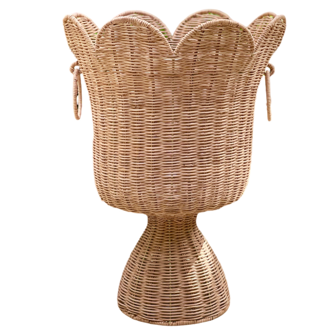 Large Wicker Urn