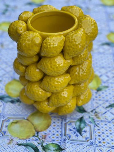 'Hello Yellow Lemon' Ceramic Planter ~ RE-STOCKING SOON