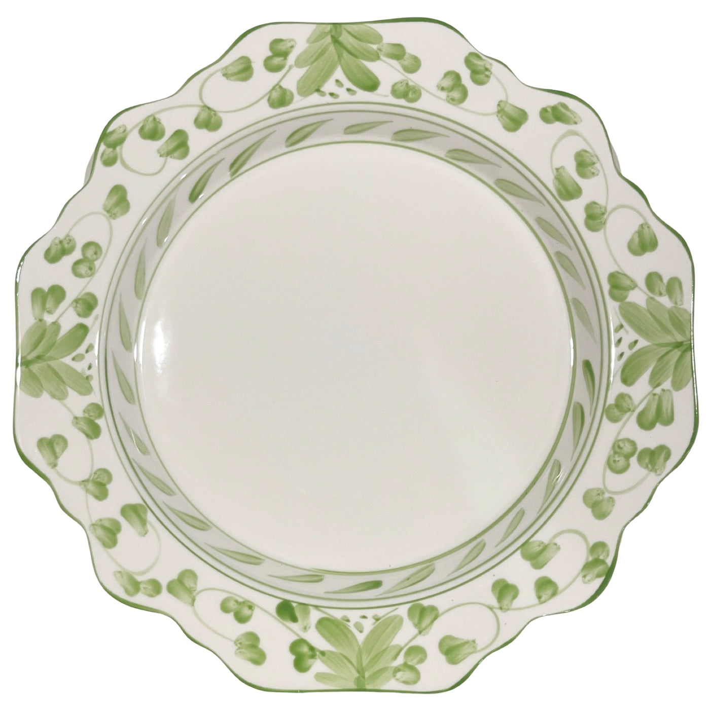 'Lily' Dinner Plate - Green