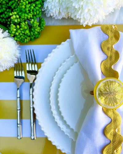 'Stripe' Placemat - Yellow