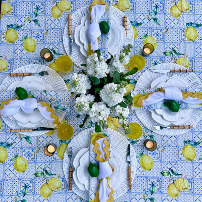 100% Linen Tablecloth - "Amalfi"