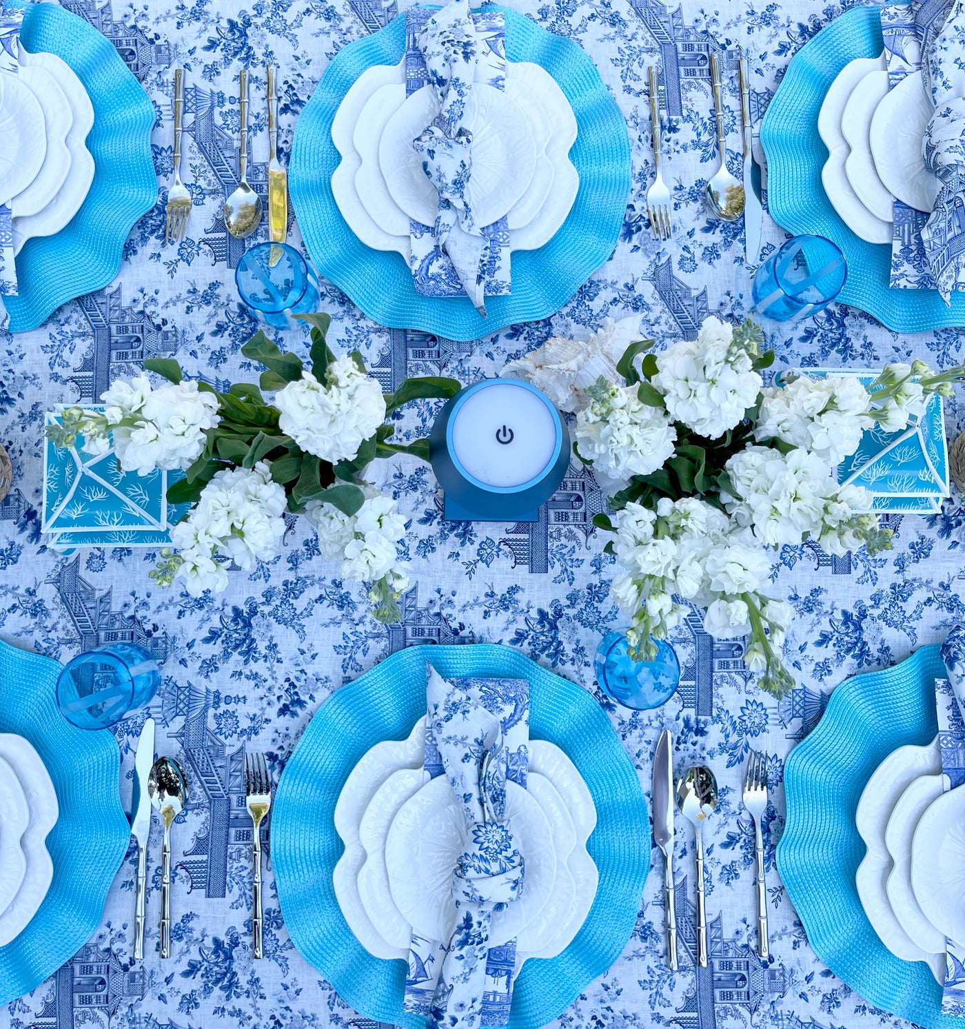 100% Linen Tablecloth - "Willow"