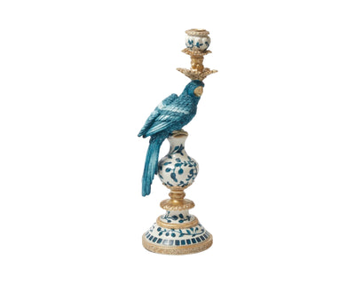 Parrot Candle Holder - Blue