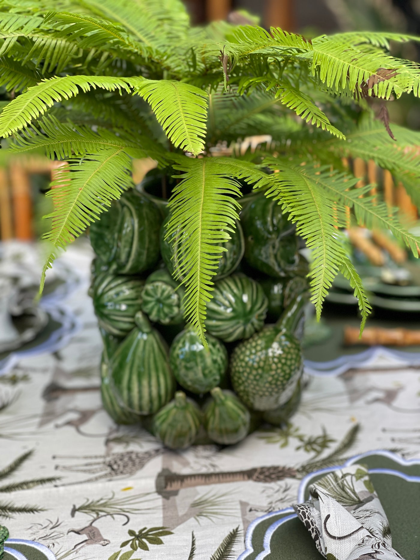 FINAL SALE 'Eat Your Greens'  Ceramic Planter