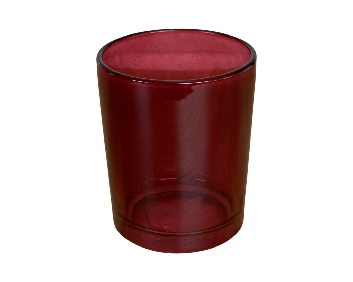 Tealight Candle Holder - Clear Ruby