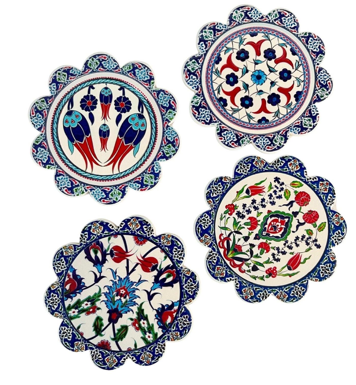 Set of 4 Ceramic Coasters - 'Spain'