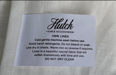 100% Linen Tablecloth - "Amalfi"