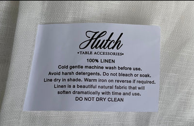 100% Linen Tablecloth - "Ahoy"