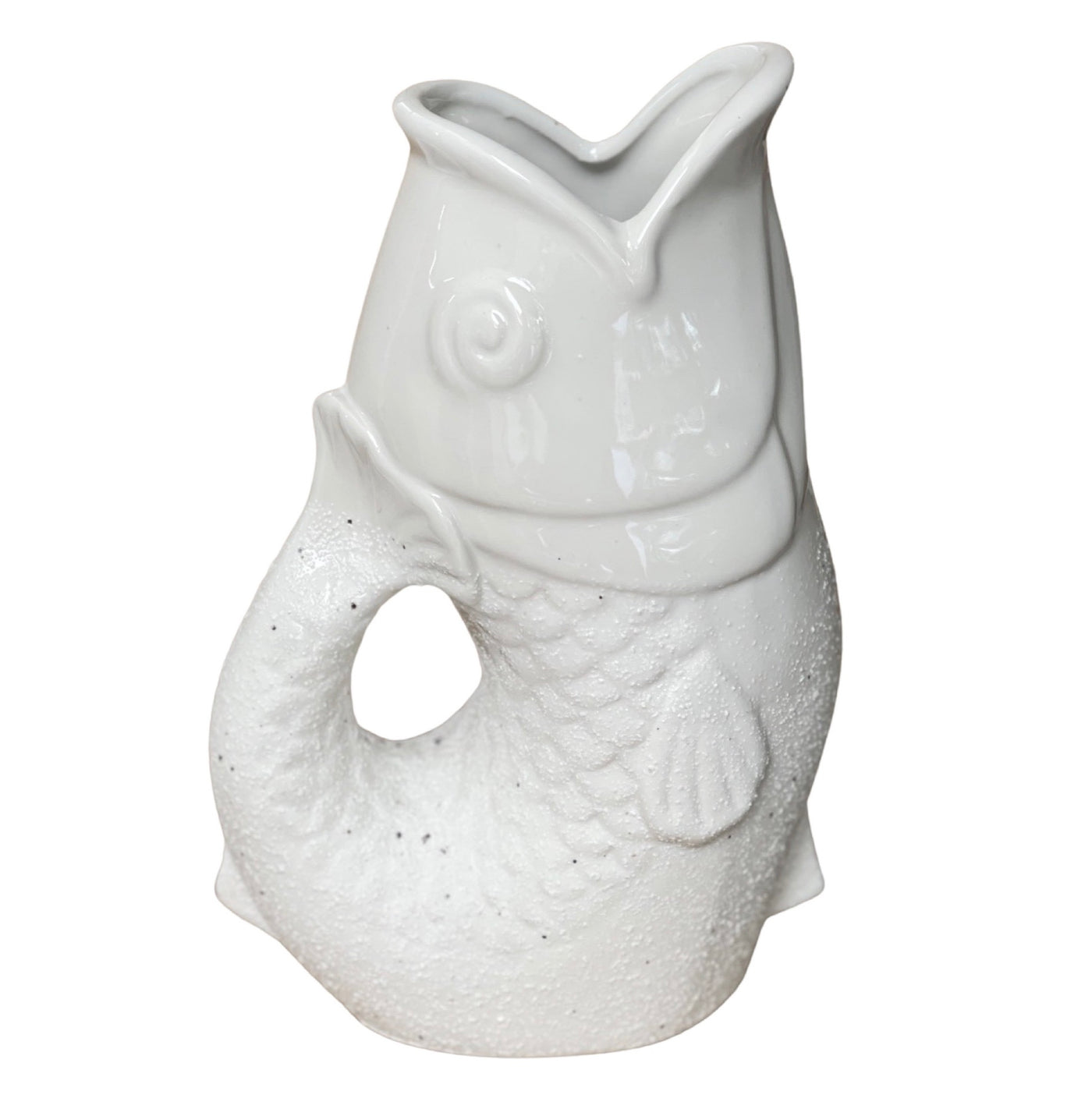'Nemo' White Ceramic Vase