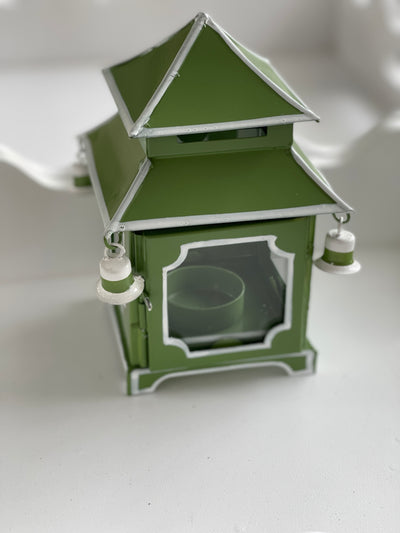 MINI Green & White Pagoda - Size Mini