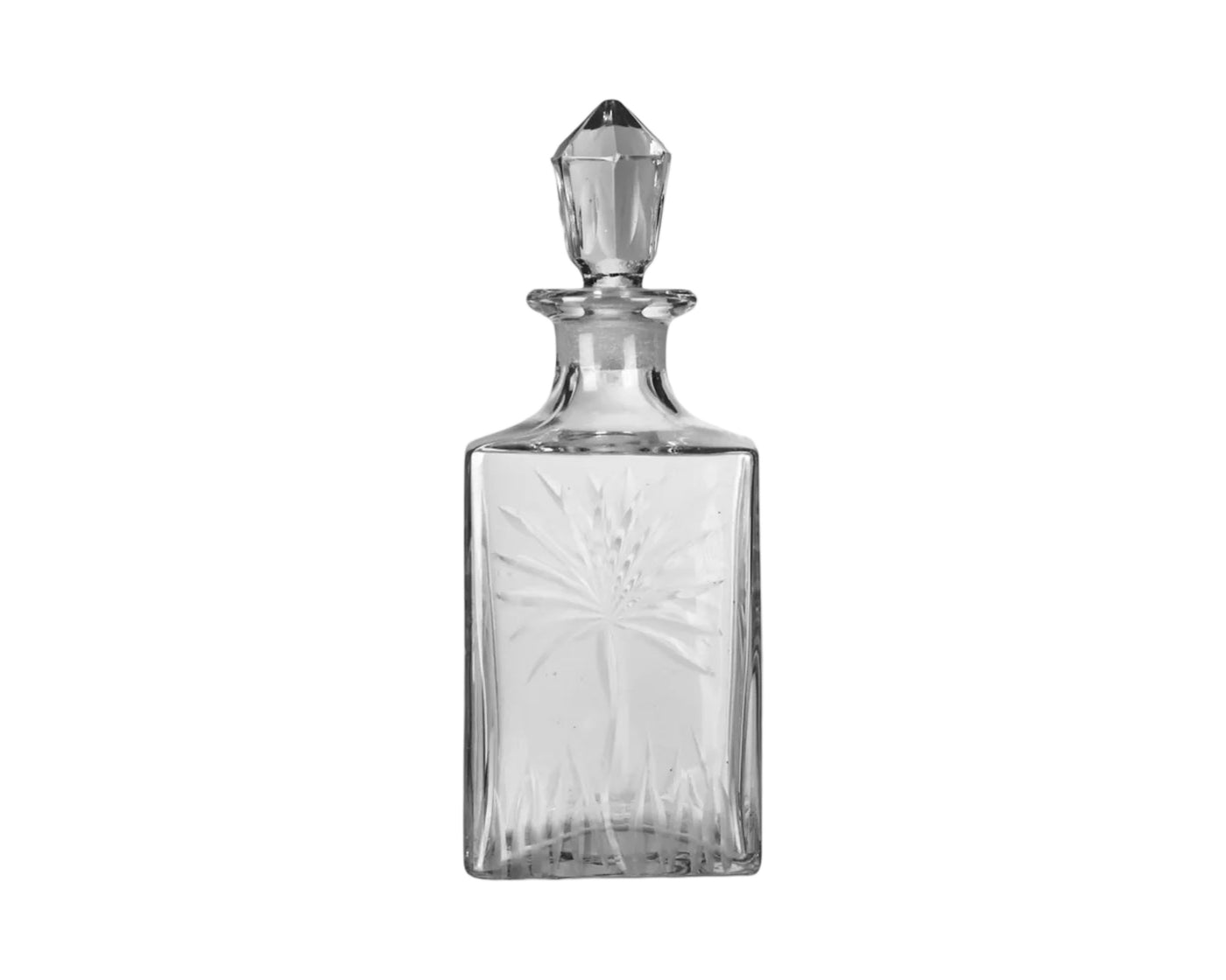 'Palm' Glass Decanter Small