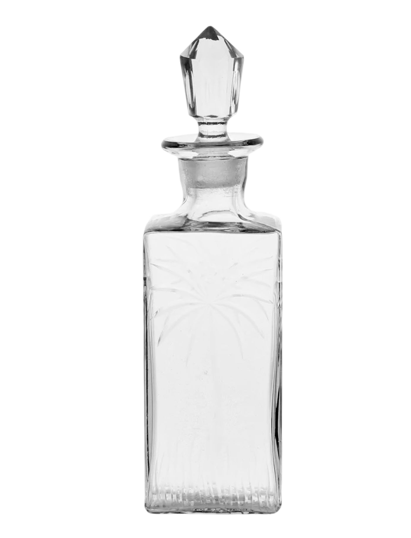 'Palm' Glass Decanter Large