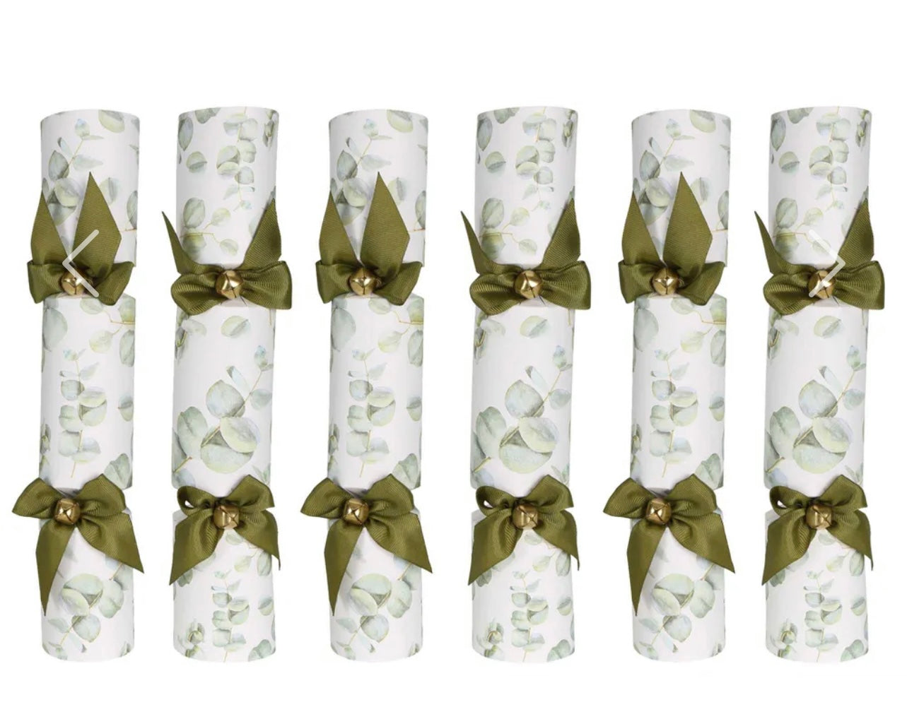 Christmas Crackers 'Eucalyptus Crackers' Box of Six Crackers