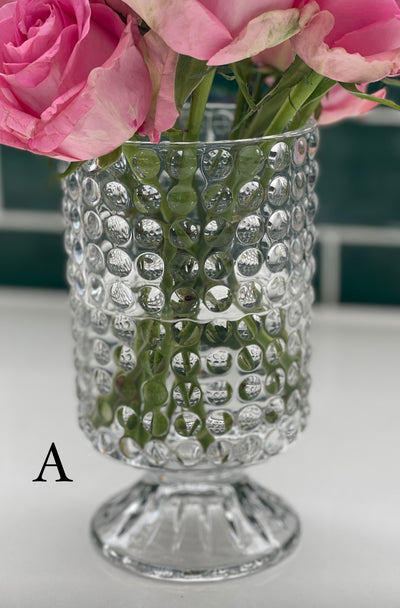 Glass Urn Vase - Small - 4 Designs