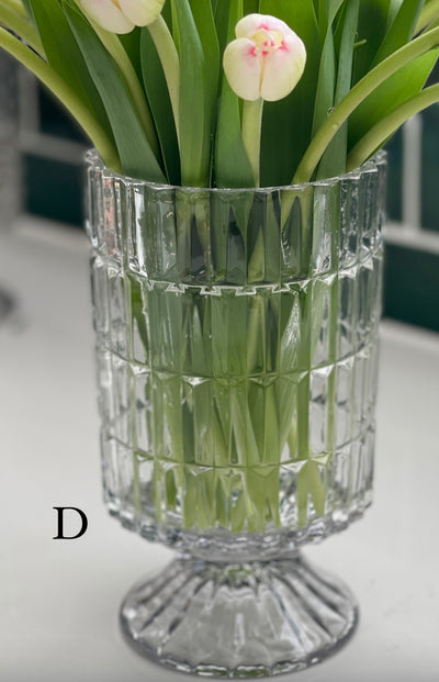 Glass Urn Vase - Small - 4 Designs